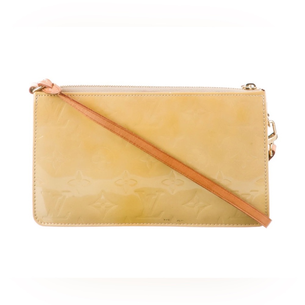 Louis Vuitton Monogram Vernis Lexington Pochette in Yellow - Picture 3 of 12